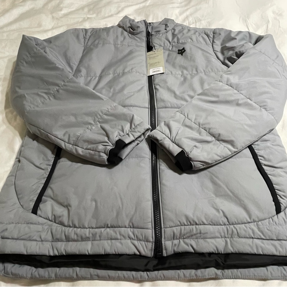 FOX Ridgeway Lite Gray Puffer Jacket‎ - Picture 5 of 14